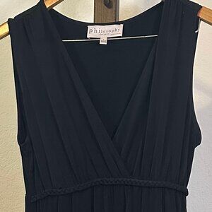 Philosophy Maxi Dress, Black Jersey Size Large